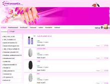 Tablet Screenshot of euronails.ee