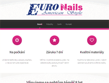 Tablet Screenshot of euronails.org